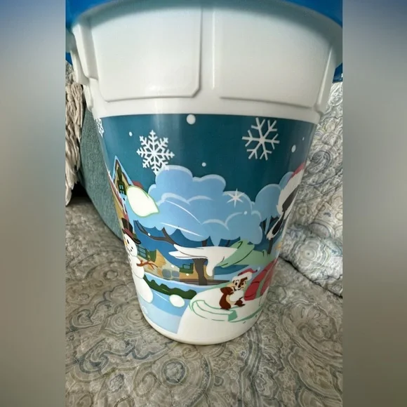 Disney Parks 2018 Holiday Souvenir Popcorn Bucket - Picture 2 of 7